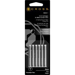 Set 6 Cartuse Slim Size Proprietar Cross Standard Black