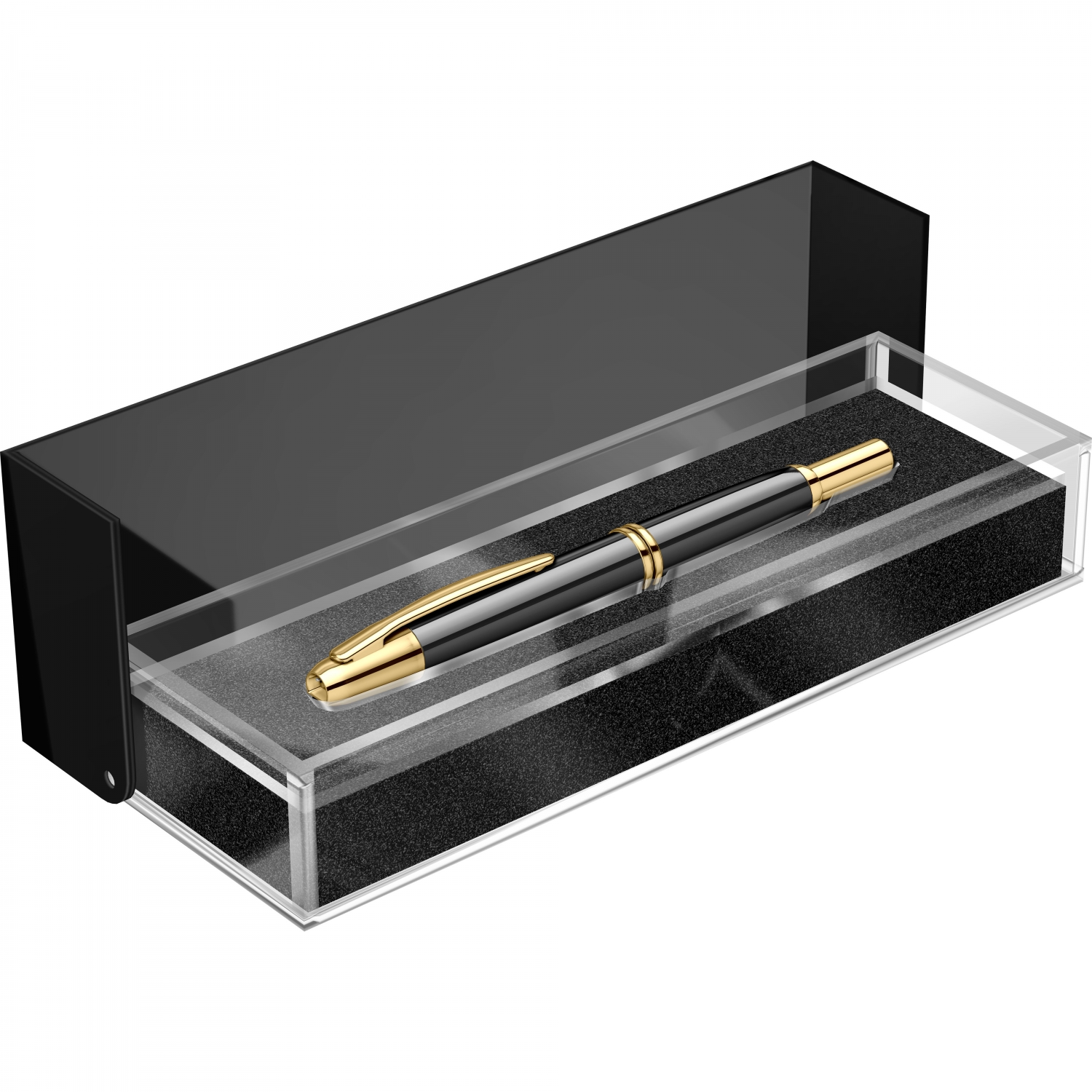 Imagine Produs Stilou 18k Nib Pilot Capless Gold Trims Black GT 0.5 M Nib