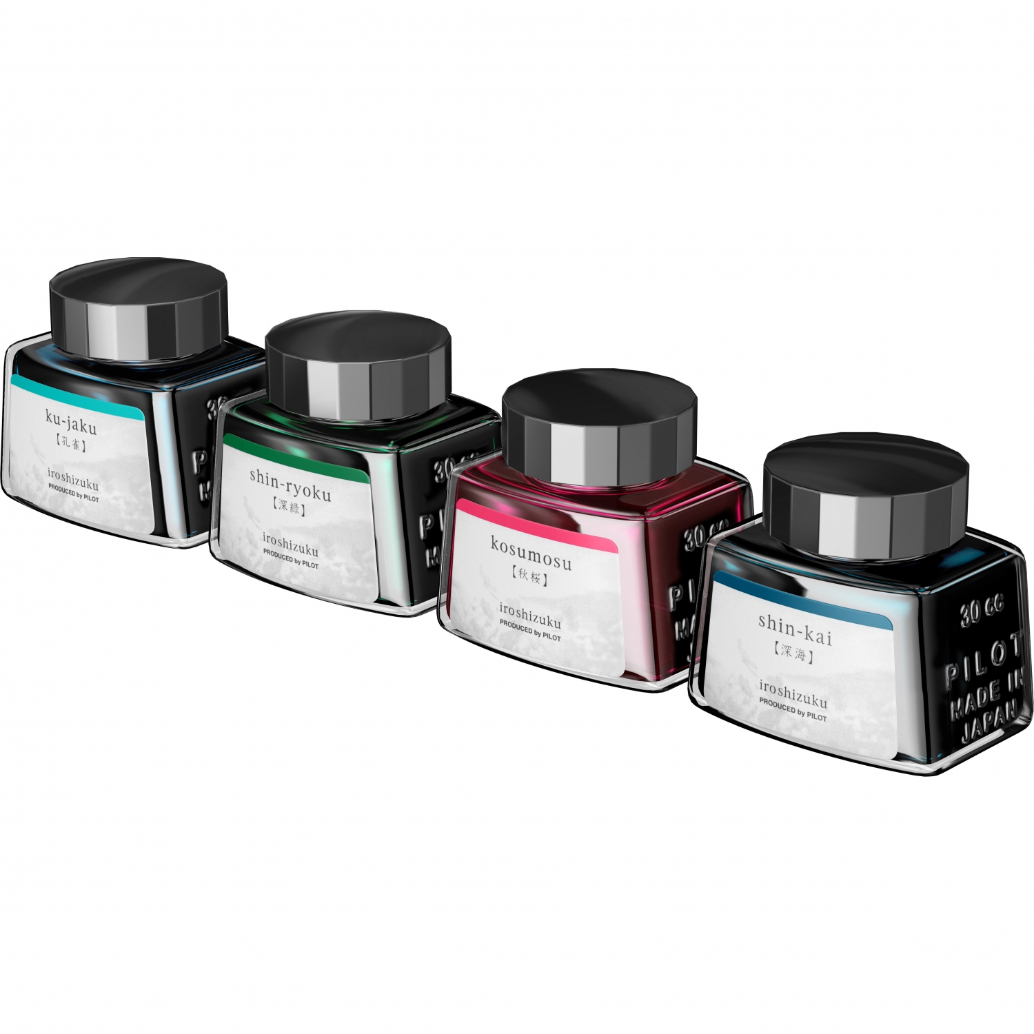 Imagine Produs Set 4 Calimara Cerneala 30 ml Pilot Iroshizuku Shokou Dawn