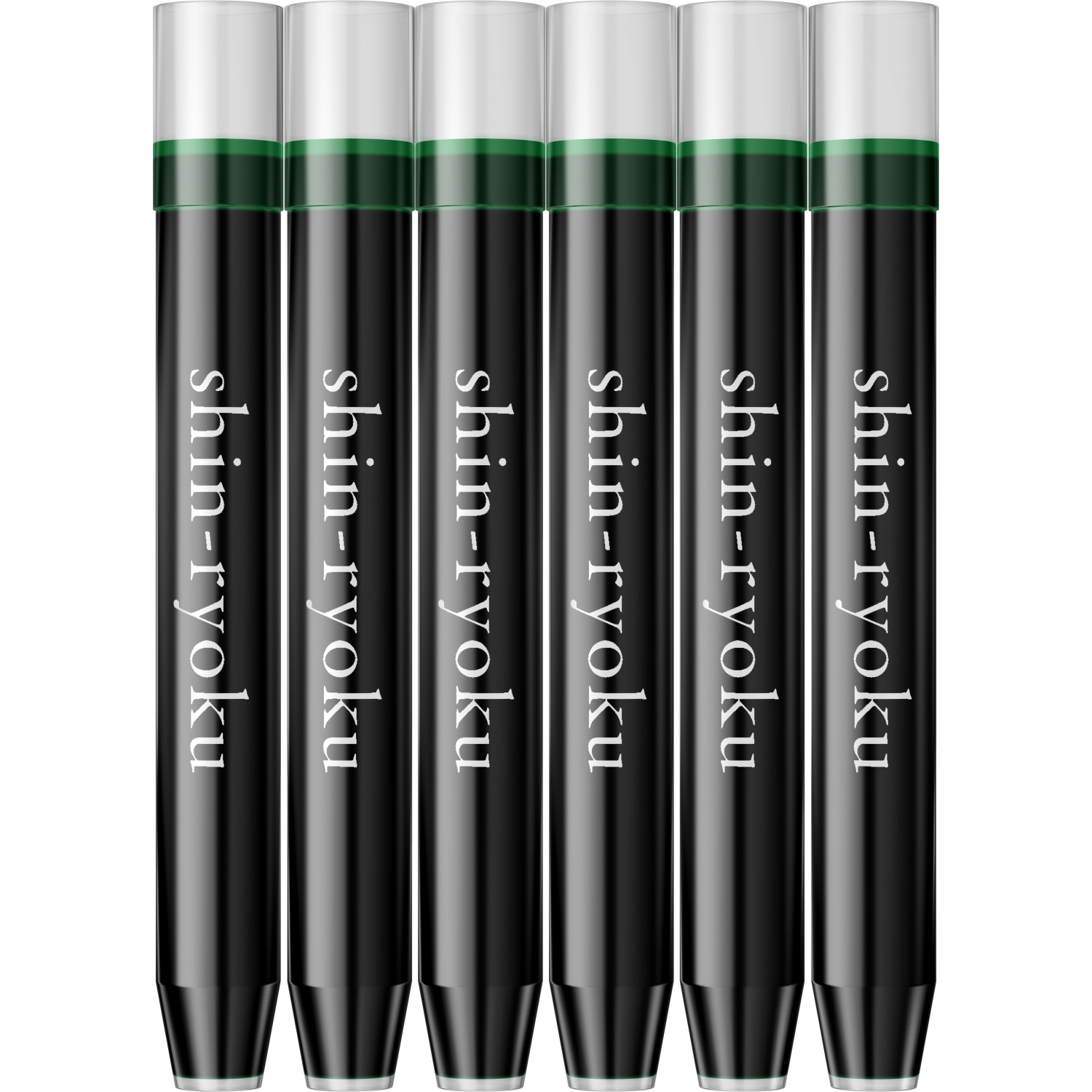 Imagine Produs Set 6 Cartuse Standard Size Proprietar Pilot Iroshizuku Shin-Ryoku