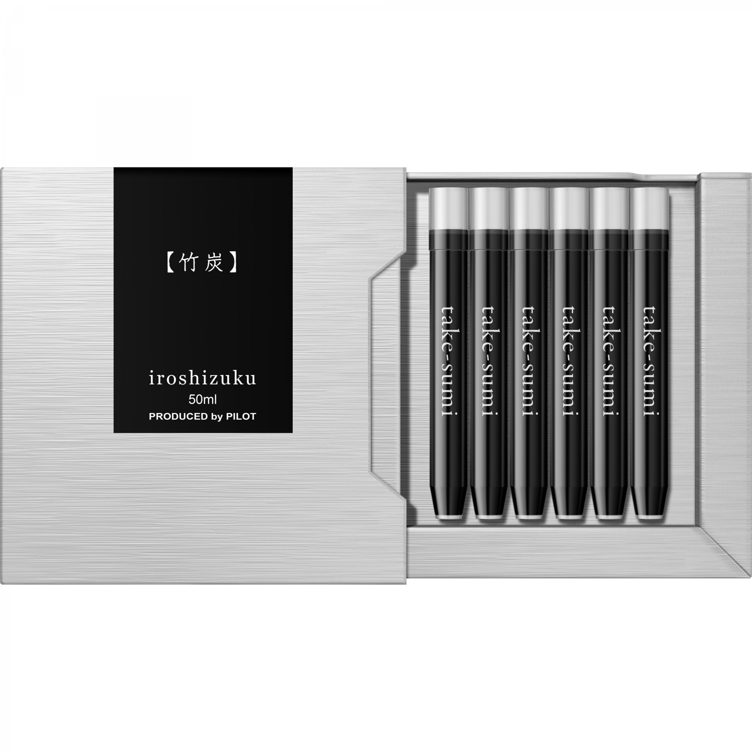 Imagine Produs Set 6 Cartuse Standard Size Proprietar Pilot Iroshizuku Take-Sumi