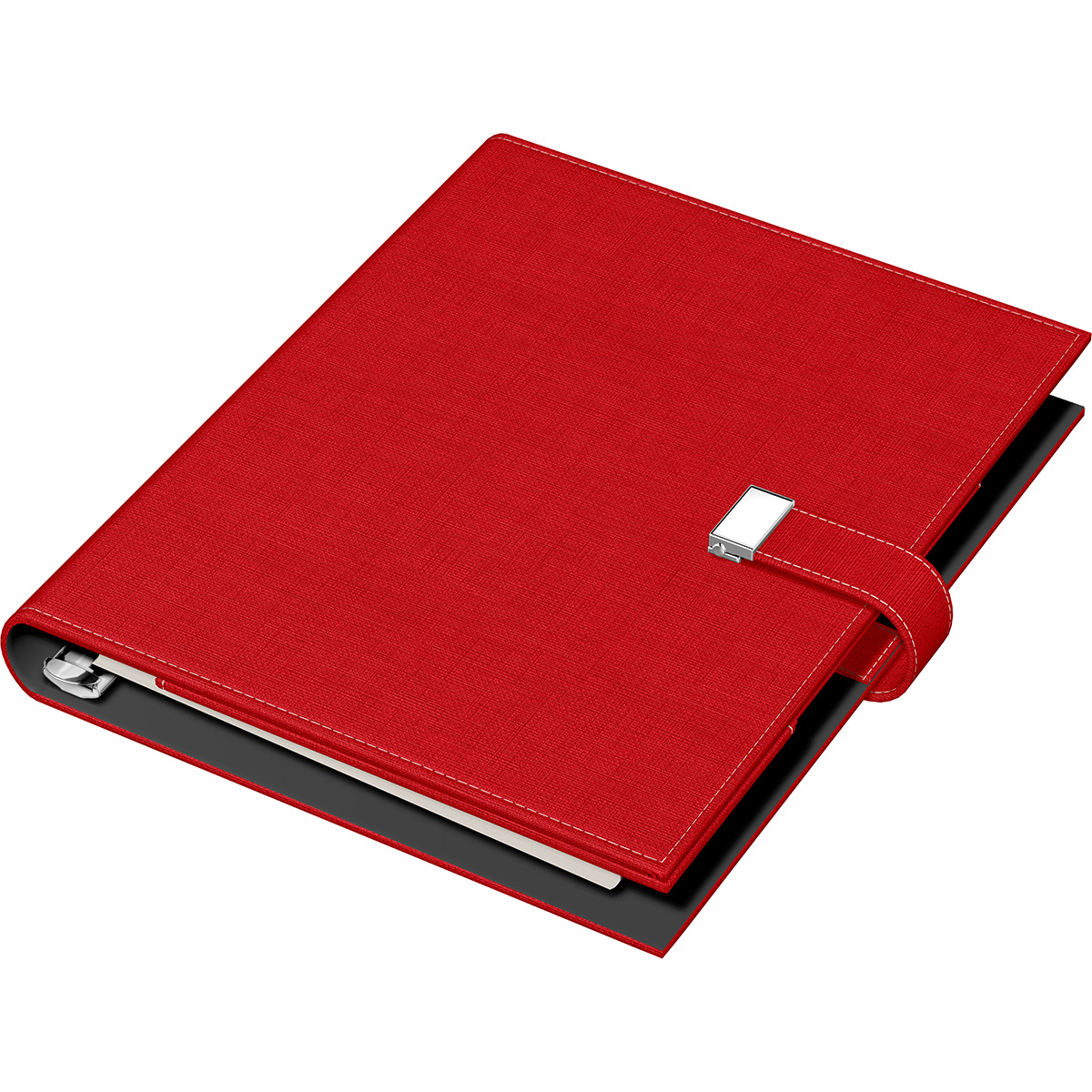 Imagine Produs Organizer A5 6 inele Precision Trend 136505 Elegance Red - Ivory Lined - 270 pagini 80 g mp
