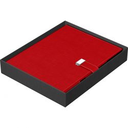 Organizer Precision Trend A5 6 inele Red Lined - Elegance - 270 pagini 80 g/mp