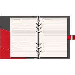 Organizer Precision Trend A5 6 inele Red Lined - Elegance