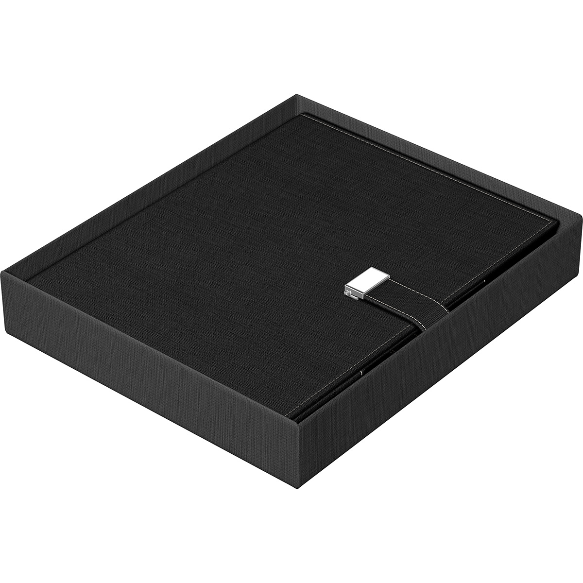 Imagine Produs Organizer A5 6 inele Precision Trend 136505 Elegance Black - Ivory Lined - 270 pagini 80 g mp