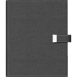 Organizer Precision Trend A5 6 inele Black Lined - Elegance - 270 pagini 80 g/mp