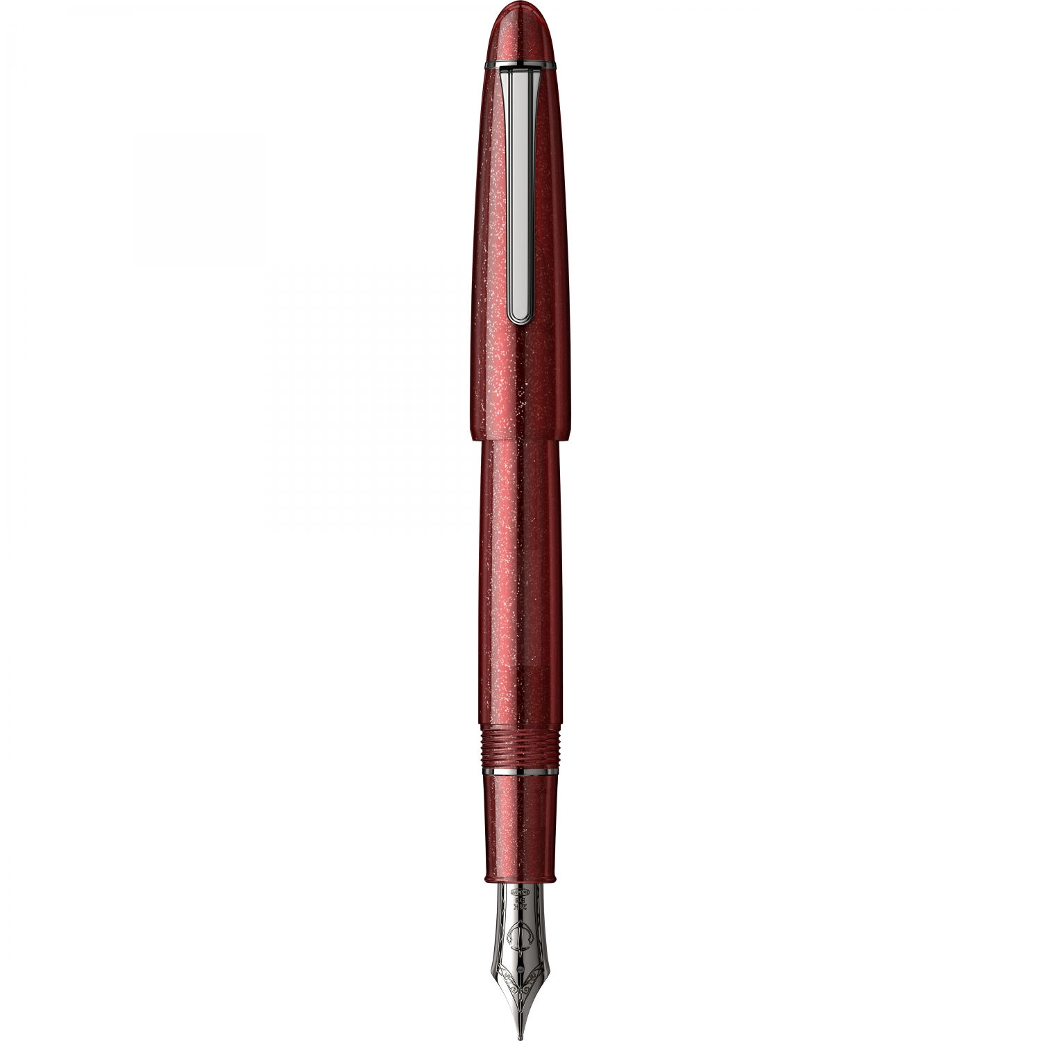 Imagine Produs Stilou Large Size 21k Nib Sailor 1911 Ringless Galaxy Orion Red RUT 0.5 M Nib
