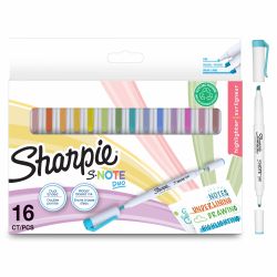 Set 16 Marker Coloring Chisel Sharpie S Note Assorted Colors