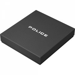 Portofel Barbatesc Piele Police Leather Berryblack RFID Black