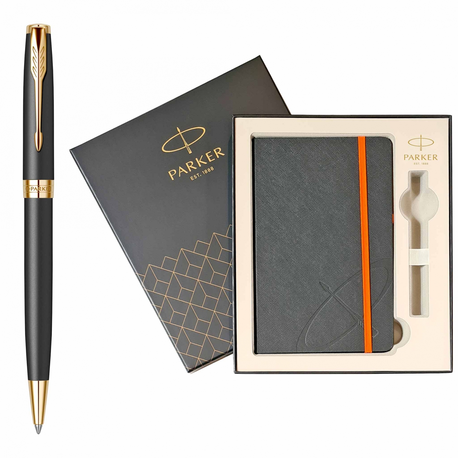 Imagine Produs Pix Parker Sonnet Royal Matte Black GT + Cutie cadou cu agenda