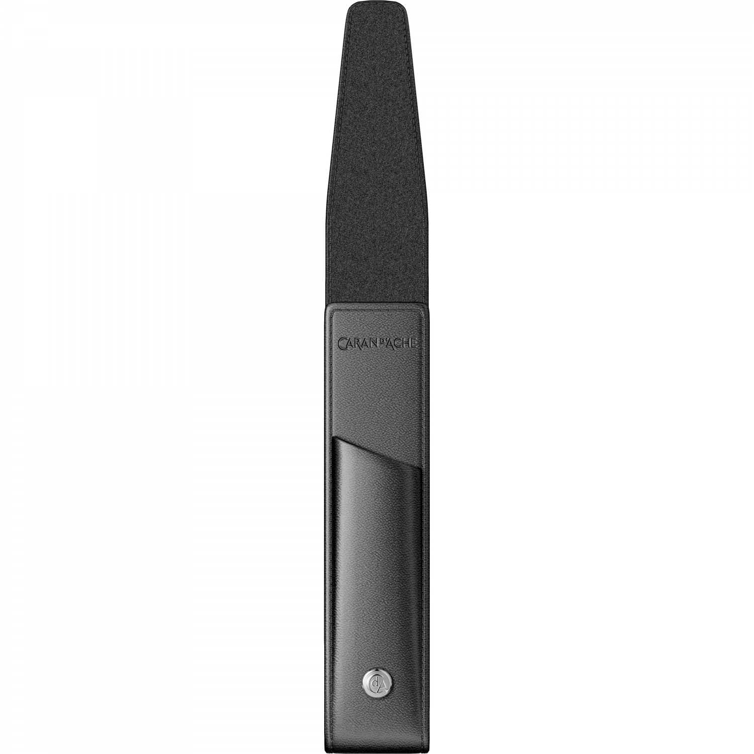 Imagine Produs Etui Piele Caran dAche Crest Black - 1 Piesa
