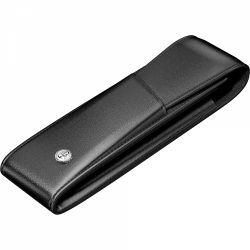 Etui Piele Caran dAche Crest Black - 2 Piese