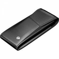 Etui Piele Caran dAche Crest Black - 3 Piese