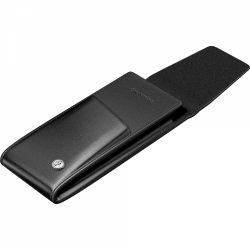 Etui Piele Caran dAche Black - 3 Piese