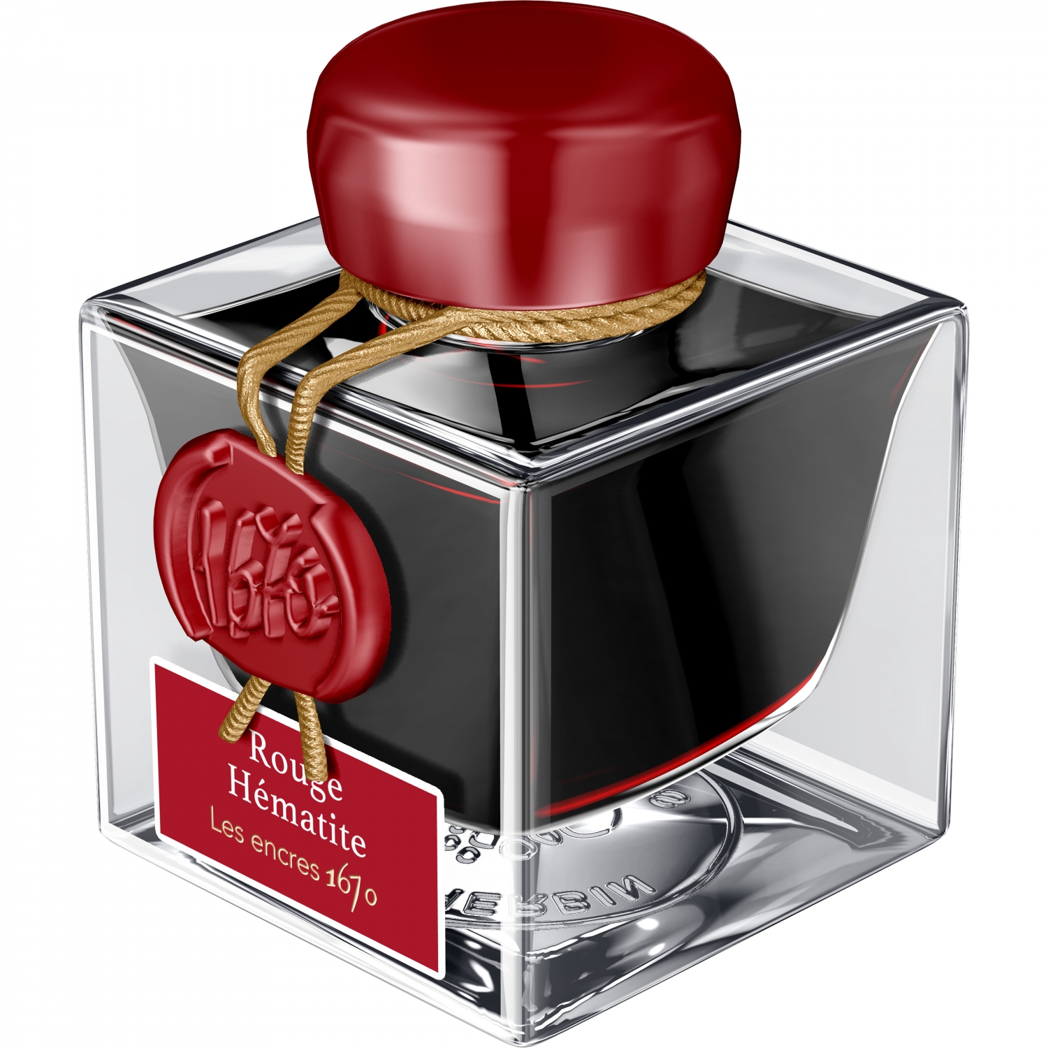 Imagine Produs Calimara Cerneala 50 ml Jacques Herbin Prestige 1670 Rouge Hematite