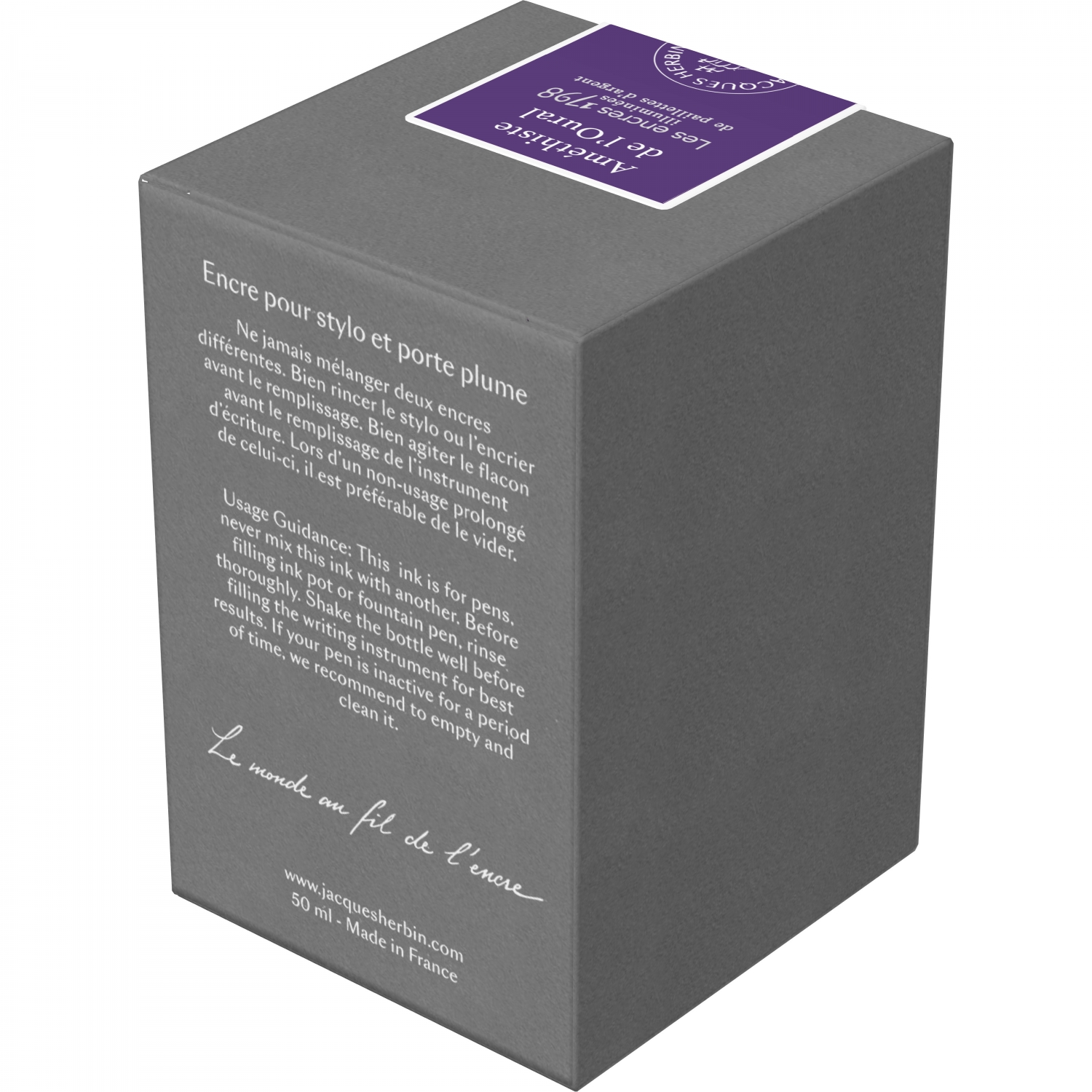 Imagine Produs Calimara Cerneala 50 ml Jacques Herbin Prestige 1798 Amethyste De L'Oural