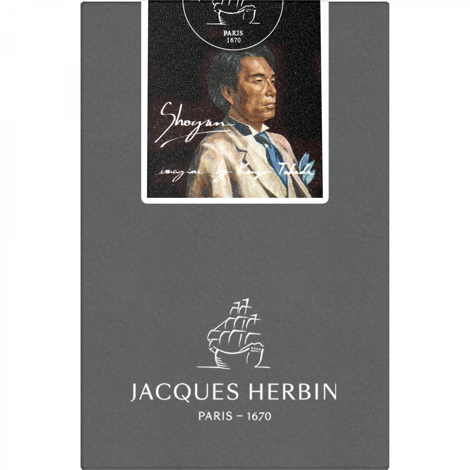 Imagine Produs Calimara Cerneala 50 ml Jacques Herbin Prestige Creations d'Artistes Shogun by Kenzo Takada