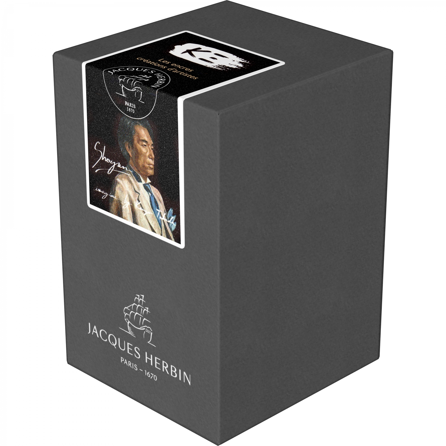 Imagine Produs Calimara Cerneala 50 ml Jacques Herbin Prestige Creations d'Artistes Shogun by Kenzo Takada