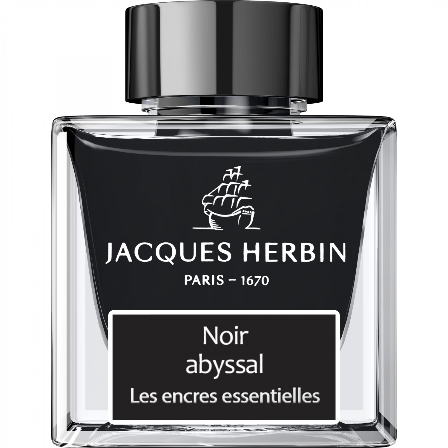 Imagine Produs Calimara Cerneala 50 ml Jacques Herbin Prestige Essentielles Noir Abyssal