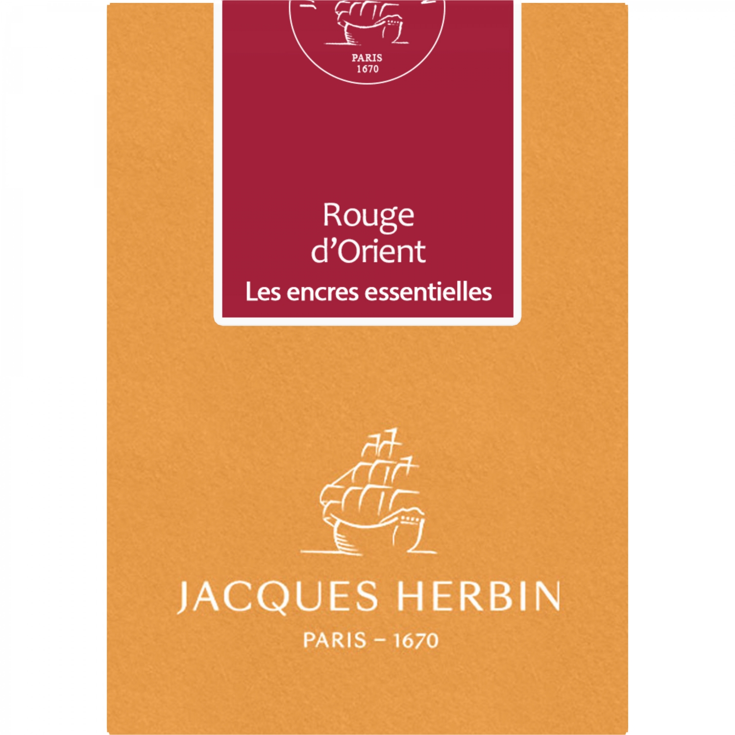 Imagine Produs Set 7 Cartuse Large Size International Jacques Herbin Prestige Essentielles Rouge d’Orient