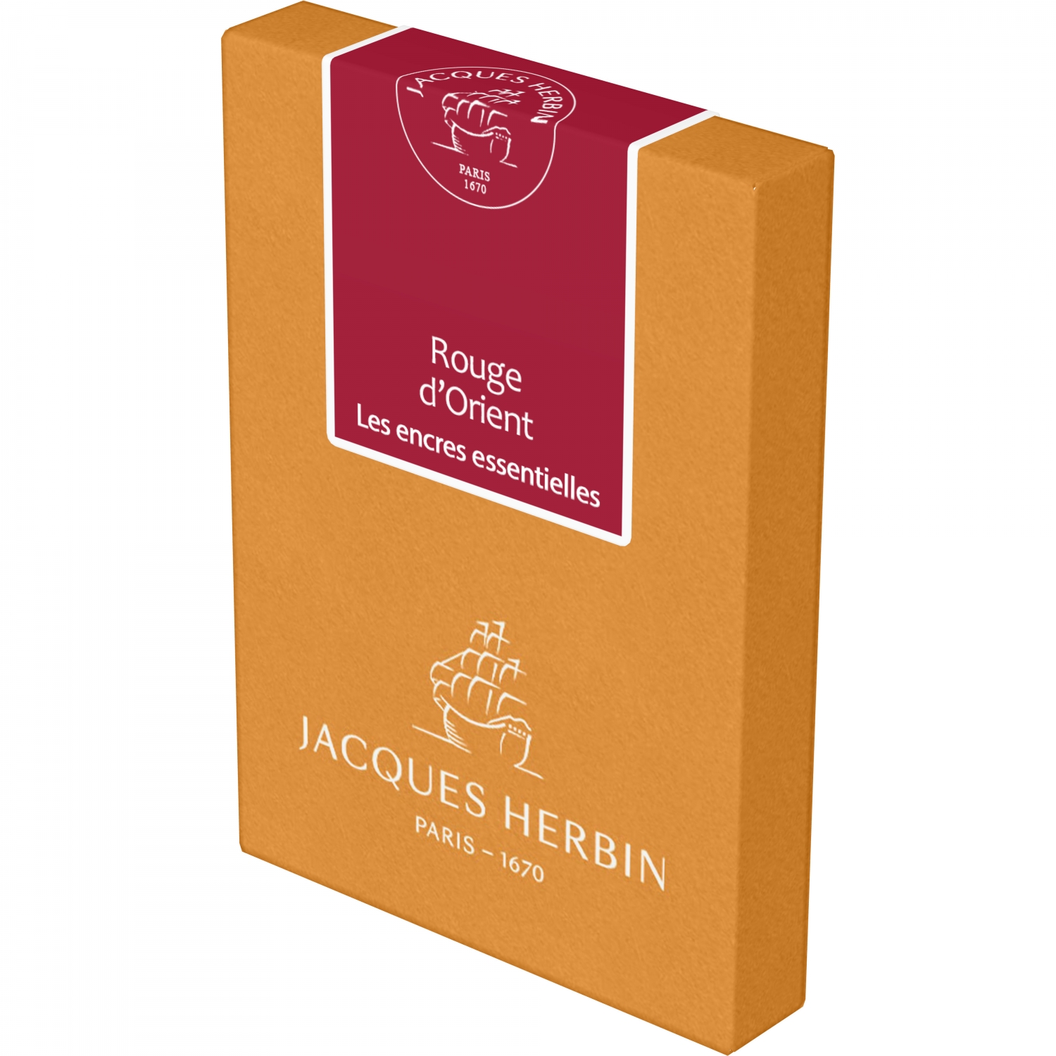Imagine Produs Set 7 Cartuse Large Size International Jacques Herbin Prestige Essentielles Rouge d’Orient