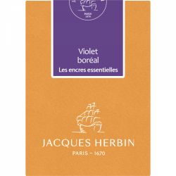 Set 7 Cartuse Large Size International Jacques Herbin Prestige Essentielles Violet Boreal