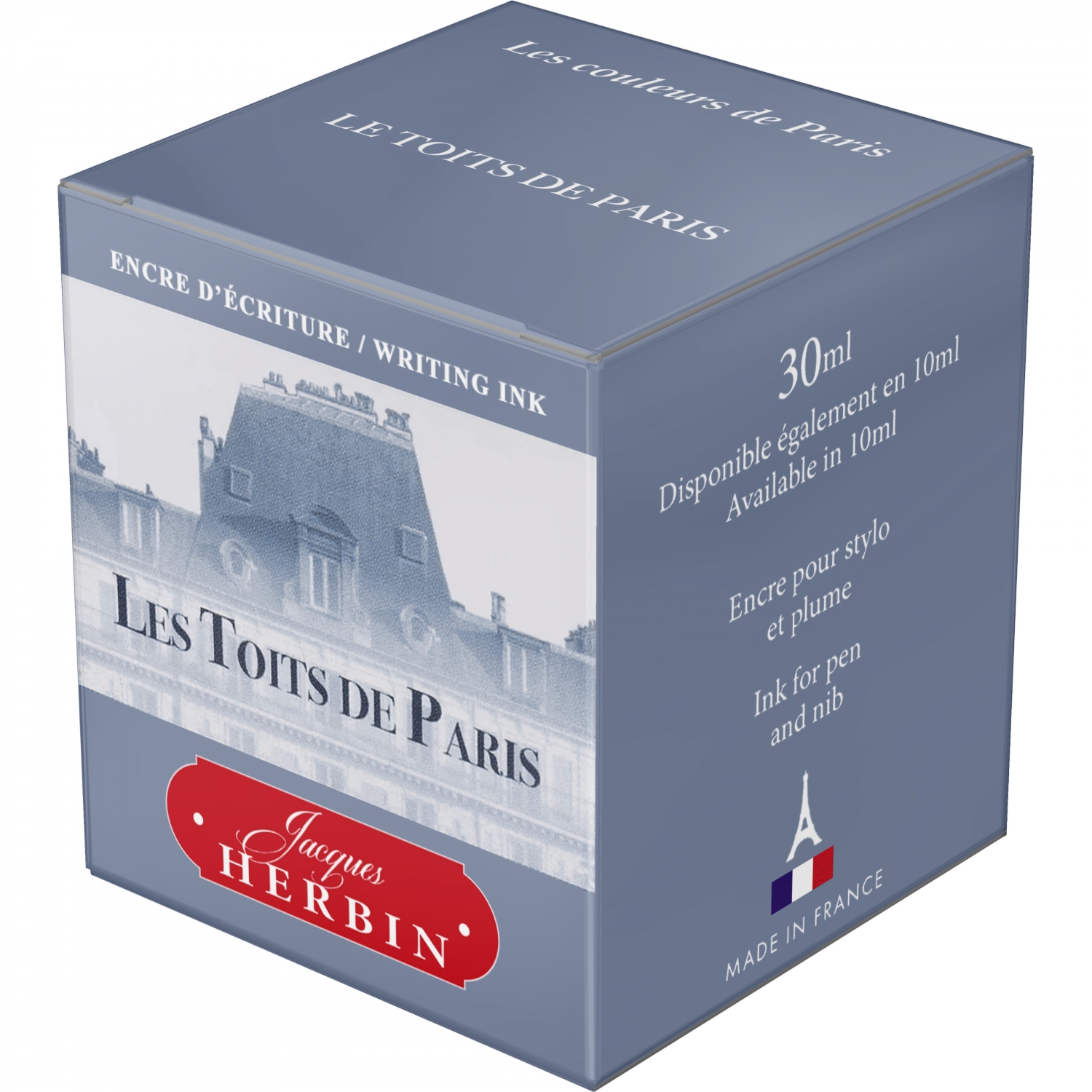 Imagine Produs Calimara Cerneala 30 ml Jacques Herbin Writing Paris Colours Les Toits de Paris