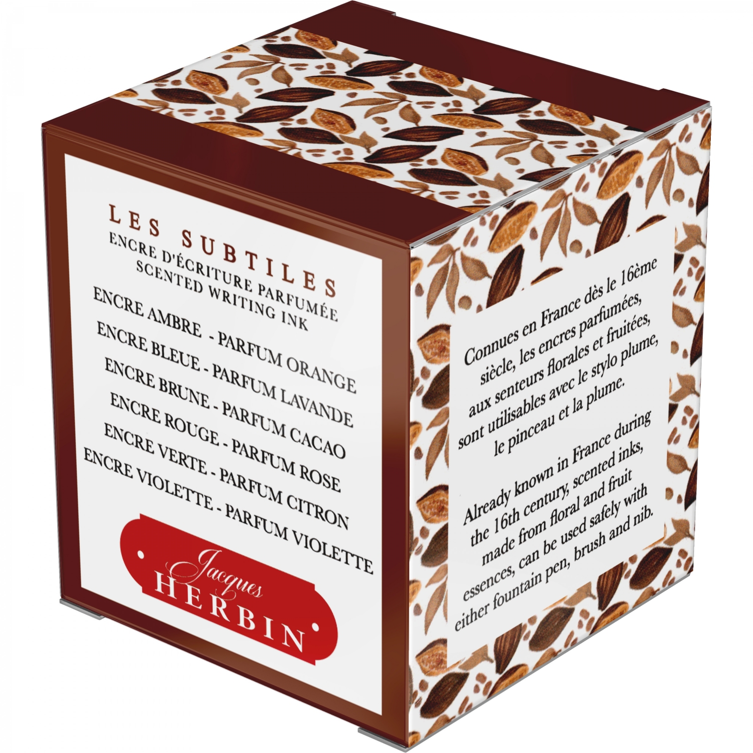 Imagine Produs Calimara Cerneala 30 ml Jacques Herbin Writing Scented Brown - Parfum Cacao