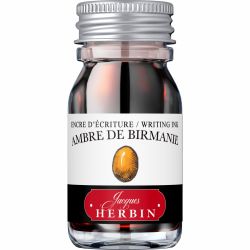 Calimara Cerneala 10 ml Jacques Herbin Writing The Pearl of Inks Ambre de Birmanie