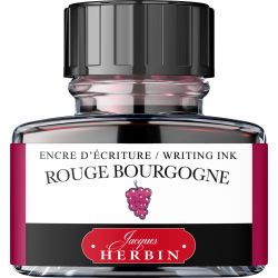 Calimara Cerneala 30 ml Jacques Herbin Writing The Pearl of Inks Rouge Bourgogne