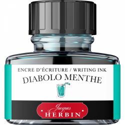 Calimara 30 ml Jacques Herbin Writing The Jewel of Inks Diabolo Menthe