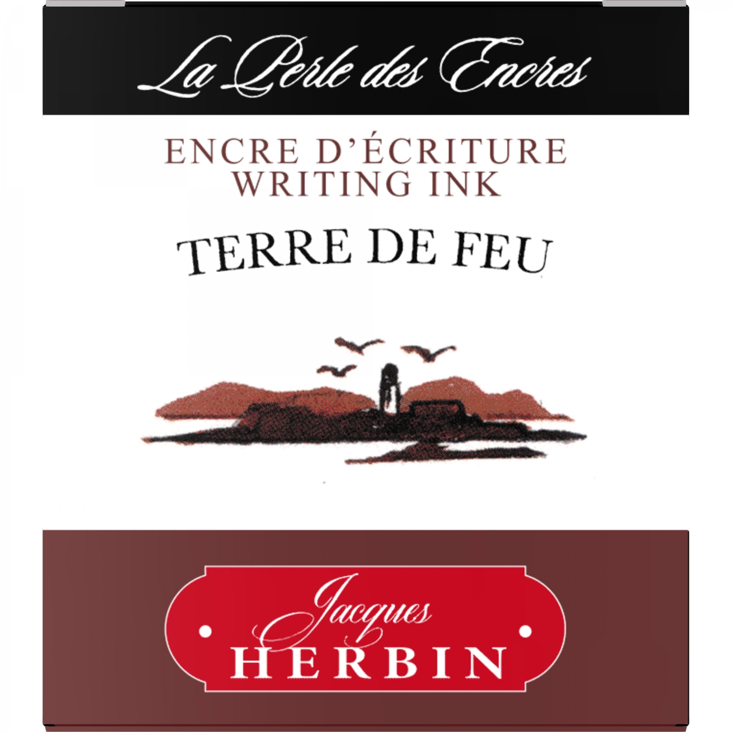 Imagine Produs Calimara Cerneala 30 ml Jacques Herbin Writing The Pearl of Inks Terre De Feu