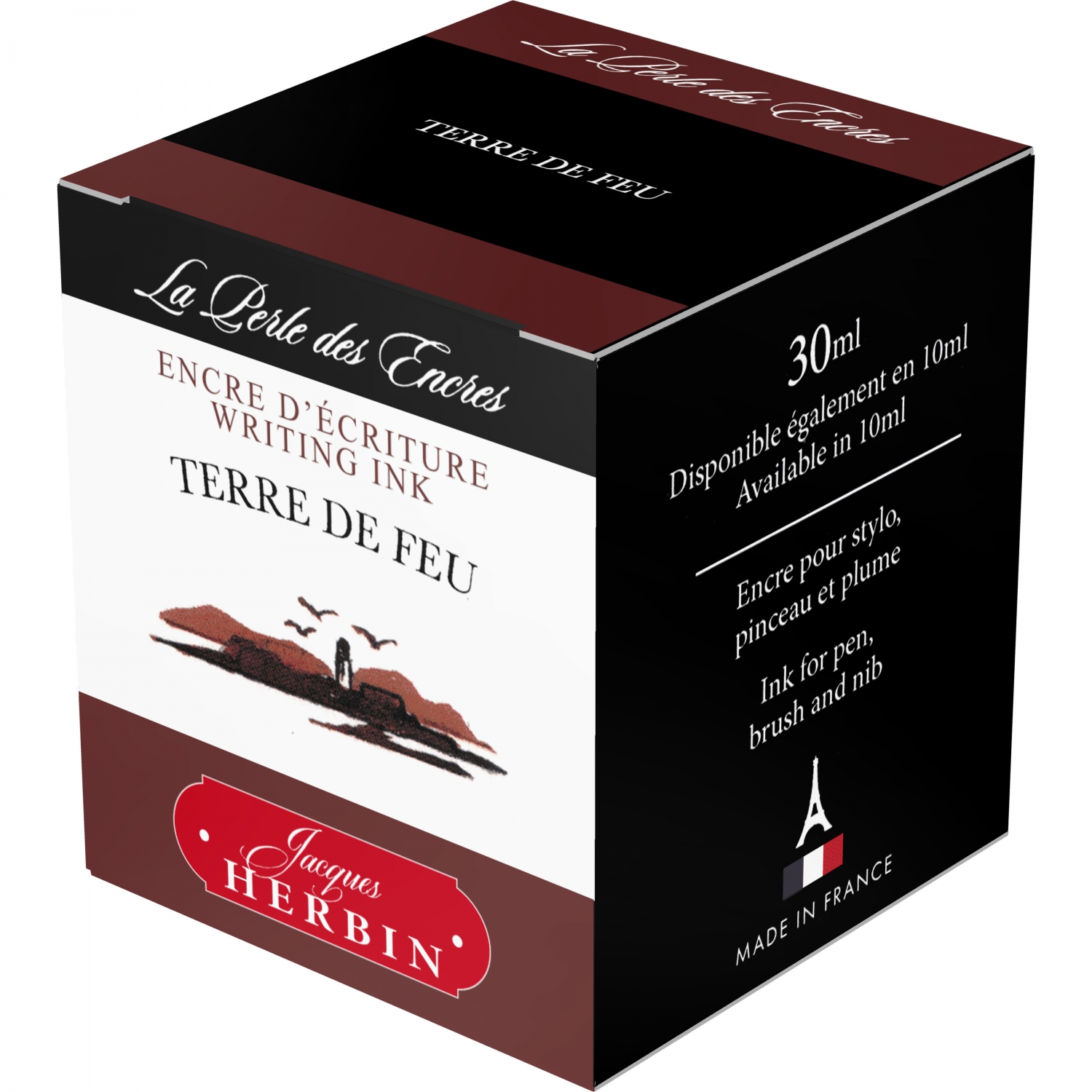 Imagine Produs Calimara Cerneala 30 ml Jacques Herbin Writing The Pearl of Inks Terre De Feu
