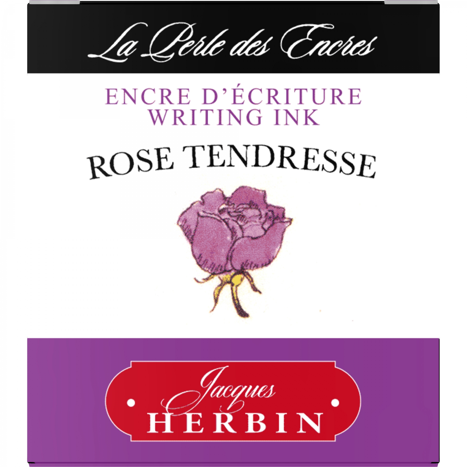 Imagine Produs Calimara Cerneala 30 ml Jacques Herbin Writing The Pearl of Inks Rose Tendresse