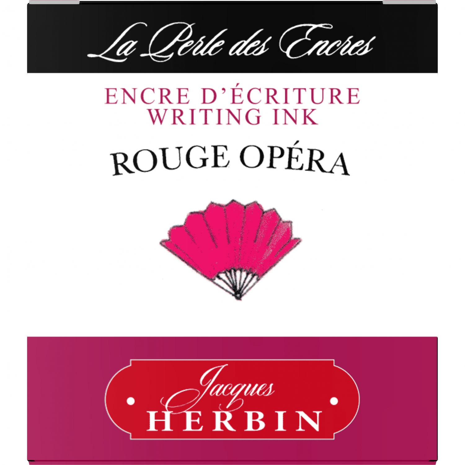 Imagine Produs Calimara Cerneala 30 ml Jacques Herbin Writing The Pearl of Inks Rouge Opera