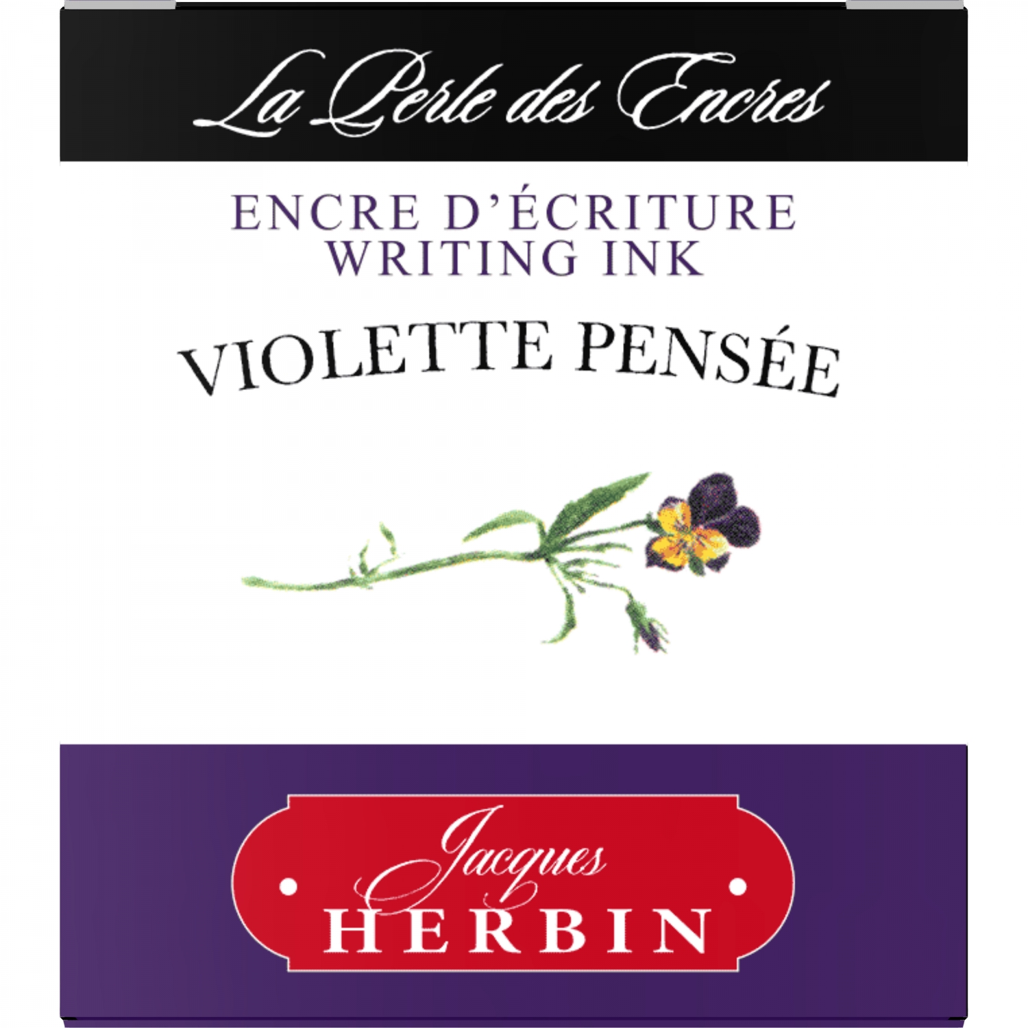 Imagine Produs Calimara Cerneala 30 ml Jacques Herbin Writing The Pearl of Inks Violette Pensee