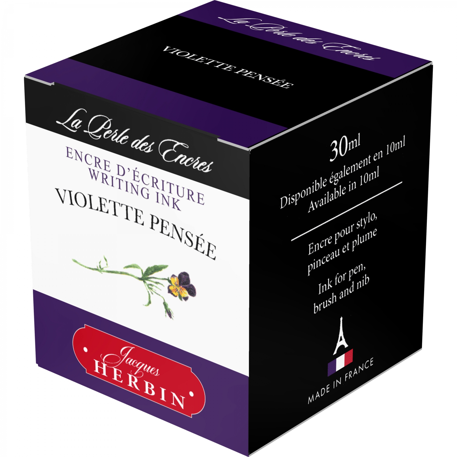 Imagine Produs Calimara Cerneala 30 ml Jacques Herbin Writing The Pearl of Inks Violette Pensee