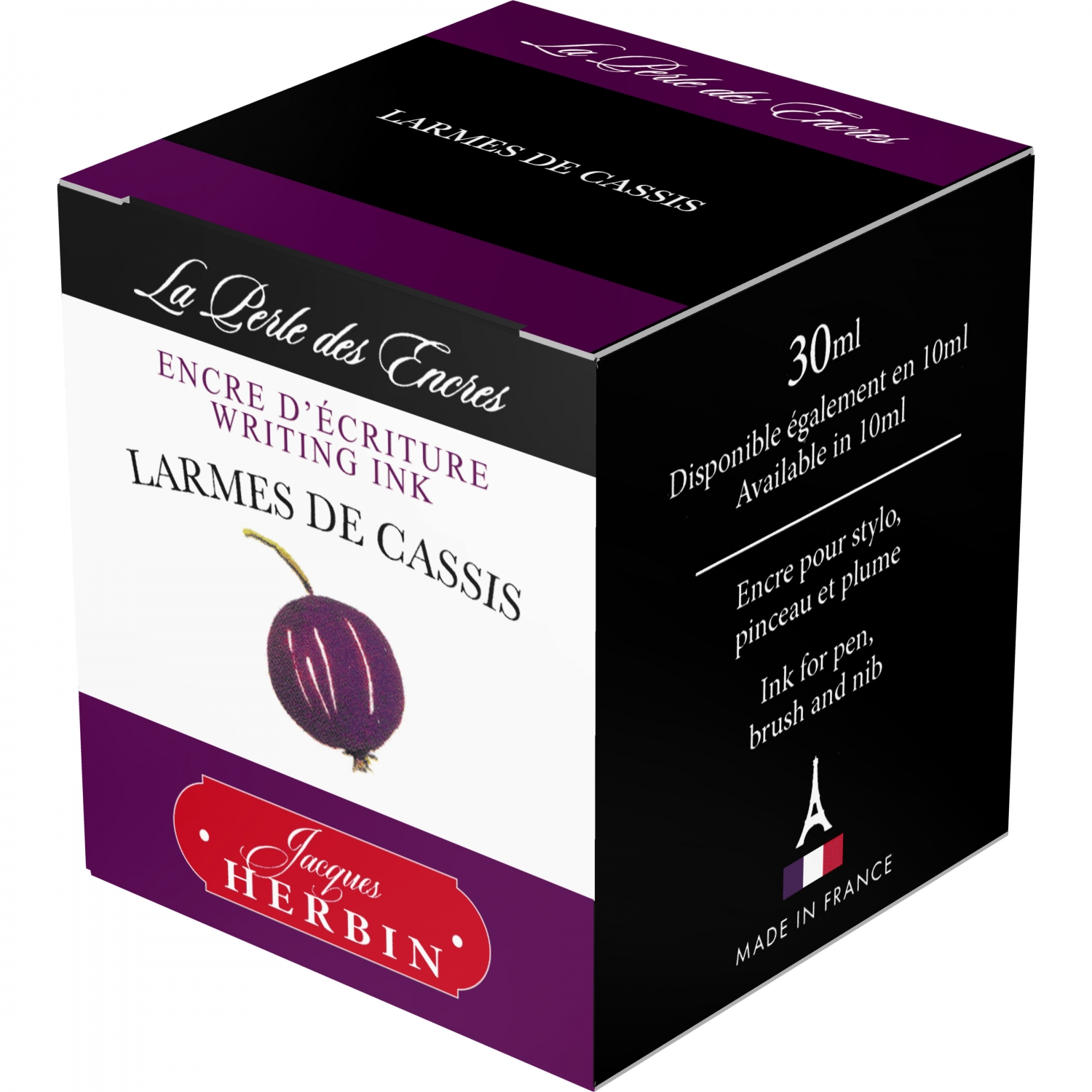 Imagine Produs Calimara Cerneala 30 ml Jacques Herbin Writing The Pearl of Inks Larmes de Cassis