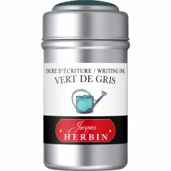 Set 6 Cartuse Standard International Jacques Herbin Writing The Pearl of Inks Vert de Gris