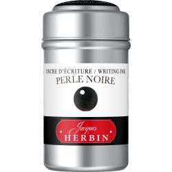 Set 6 Cartuse Standard International Jacques Herbin Writing The Jewel of Inks Perle Noir