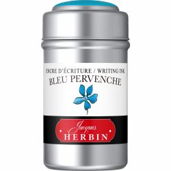Set 6 Cartuse Standard International Jacques Herbin Writing The Pearl of Inks Bleu Pervenche