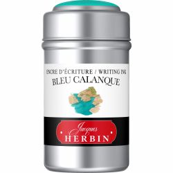 Set 6 Cartuse Standard International Jacques Herbin Writing The Pearl of Inks Bleu Calanque