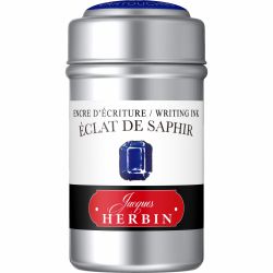 Set 6 Cartuse Standard International Jacques Herbin Writing The Pearl of Inks Eclat de Saphir