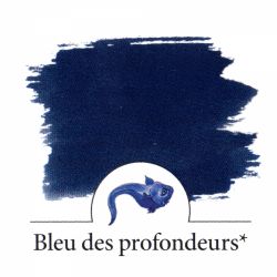 Set 6 Cartuse Standard International Jacques Herbin Writing The Pearl of Inks Bleu des Profondeurs