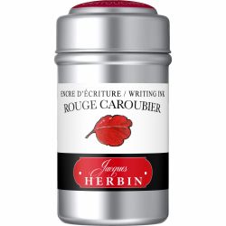 Set 6 Cartuse Standard International Jacques Herbin Writing The Pearl of Inks Rouge Caroubier