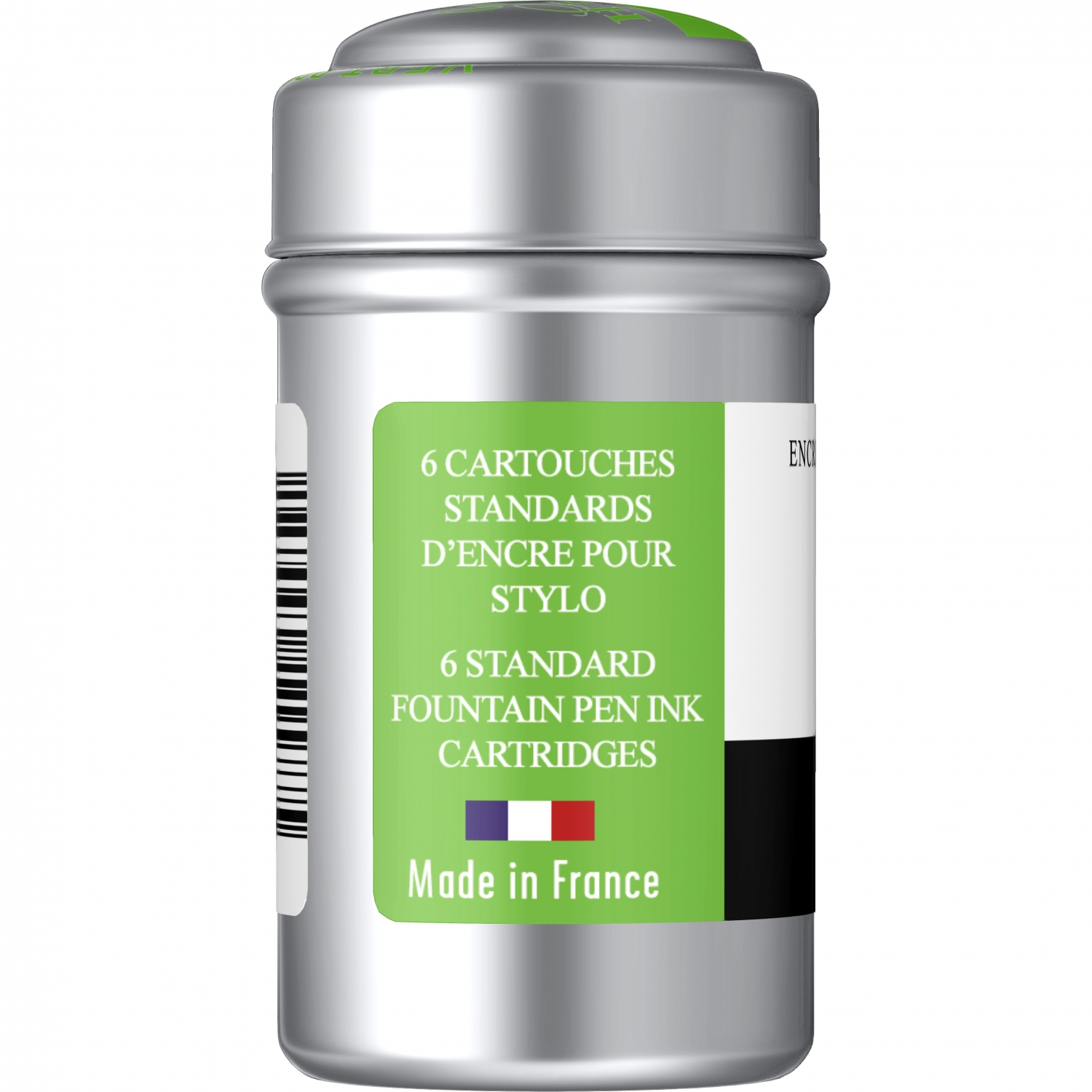 Imagine Produs Set 6 Cartuse Standard International Jacques Herbin Writing The Pearl of Inks Vert Pre
