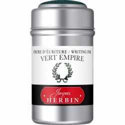 Set 6 Cartuse Standard International Jacques Herbin Writing The Pearl of Inks Vert Empire