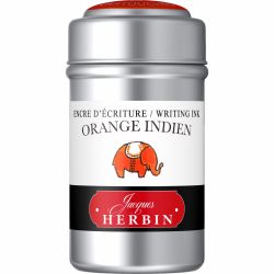 Set 6 Cartuse Standard International Jacques Herbin Writing The Pearl of Inks Orange Indien