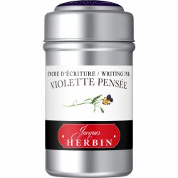 Set 6 Cartuse Standard International Jacques Herbin Writing The Pearl of Inks Violette Pensee