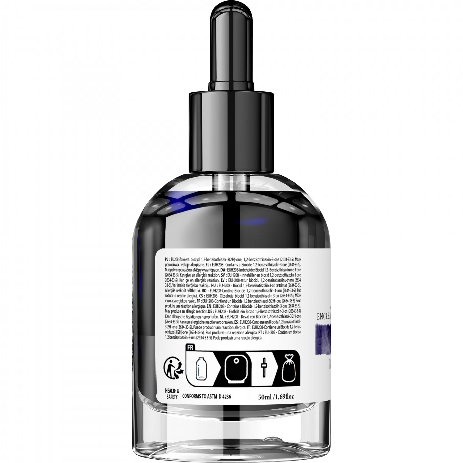 Imagine Produs Calimara Cerneala 50 ml Jacques Herbin Fine Arts Eclats Watercolor Bleu Outremer